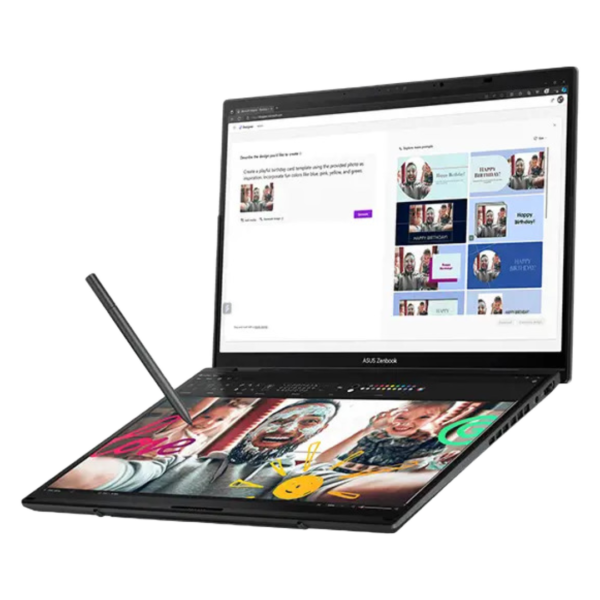 ASUS ZENBOOK DUO UX8406MA Ultra 7-155H 14"OLED WUXGA 32 Go 1 To SSD W11P INKWELL GREY 24M – Image 3
