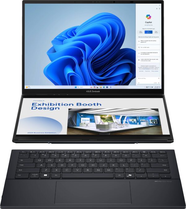 ASUS ZENBOOK DUO UX8406CA Ult 9 ARROWLAKE H 14"OLEDWQXGA 32Go 1To SSD W11H INKWELL GREYKEYB DOCK 36M