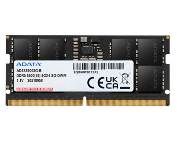 Barrette mémoire ADATA SO-DIMM 8GB DDR5-5600MHz - PC Portable