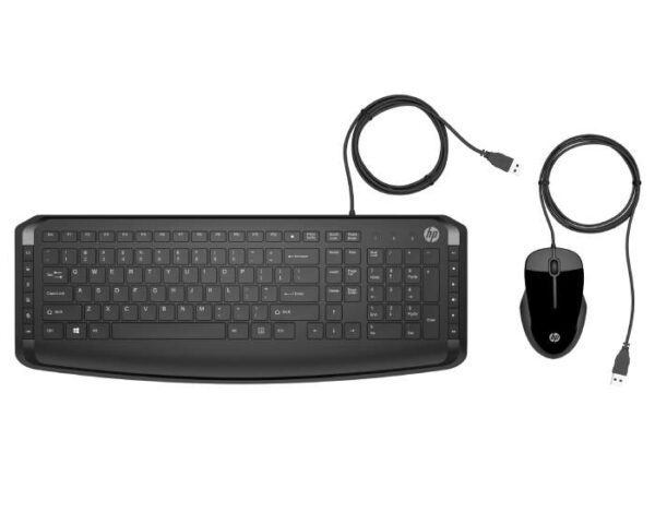 Clavier et souris filaires HP 200 AZERTY