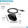 Clavier et souris filaires HP 200 AZERTY – Image 3