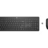 Ensemble clavier et souris sans fil HP 235 - AZERTY