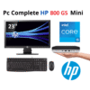 HP Elitedesk 800 G3 Mini Core i5-6600 I 8Go I 256Go SSD I HP 23″ Full HD I Clavier Et souris [Remis à Neuf]