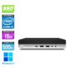 HP Elitedesk 800 G5 Mini Core i5-9500T I 16Go DDR4 I 256Go SSD + HP 23″ E231 I WiFi [Remis à Neuf] – Image 7