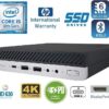 HP Elitedesk 800 G5 Mini Core i5-9500T I 16Go DDR4 I 256Go SSD I Win 11 Pro [Remis à Neuf] – Image 2