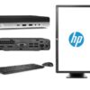 HP Elitedesk 800 G5 Mini Core i5-9500T I 16Go DDR4 I 256Go SSD + HP 23″ E231 I WiFi [Remis à Neuf]