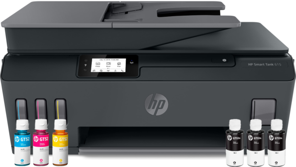 HP Smart Tank 615 Couleur Multi fonction 3 en 1A4 Wifi PPM B&W 11 PPM Col 5 12M