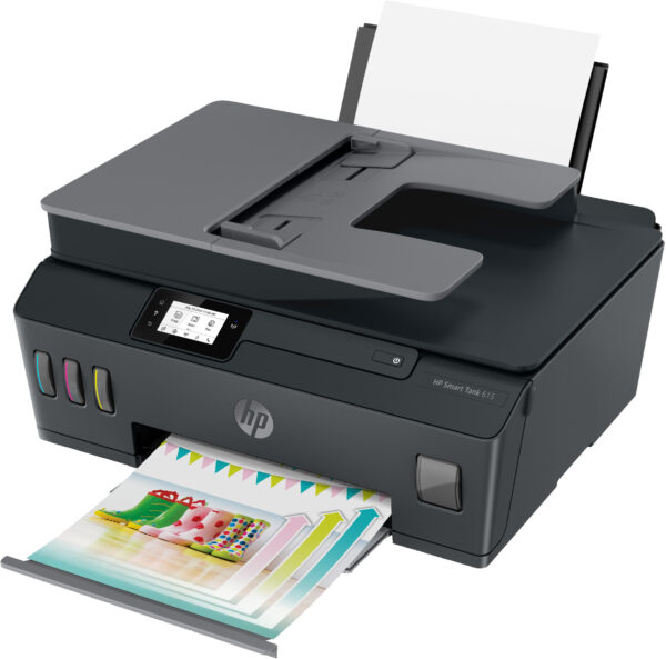 HP Smart Tank 615 Couleur Multi fonction 3 en 1A4 Wifi PPM B&W 11 PPM Col 5 12M – Image 3