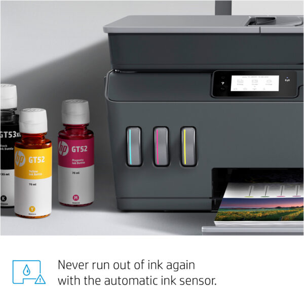 HP Smart Tank 615 Couleur Multi fonction 3 en 1A4 Wifi PPM B&W 11 PPM Col 5 12M – Image 7