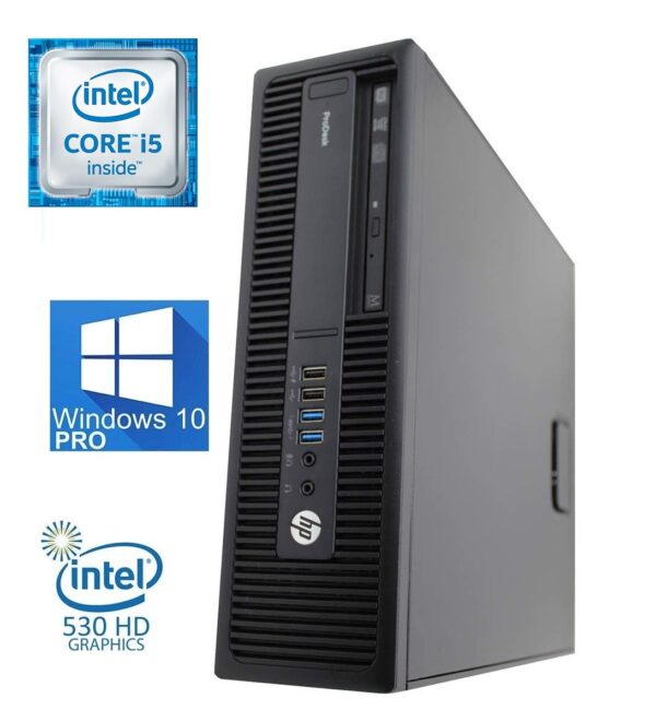 HP ProDesk 600 G2 SFF Core i5-6500 I 8Go DDR4 I 500Go I Win 10 Pro [Remis à Neuf]