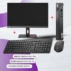 Pack Bureau Mini Lenovo : Mini PC Lenovo Neo 50q G4 + Écran 21.5 Lenovo + Clavier et Souris sans fil LENOVO