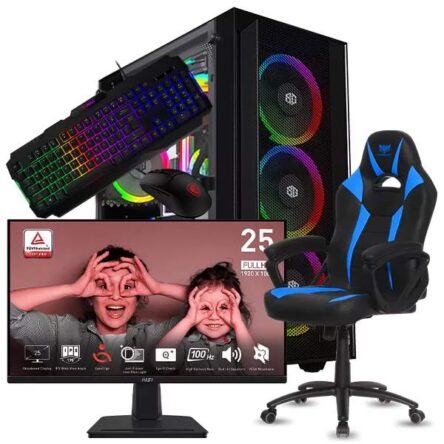 SETUP GAMER R3 3100-GT 1030 + MP251 + GK100 + GM100 + FIGHTER