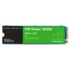 Disque dur interne SSD WD Green SN350 M.2 2280 PCIe Gen3 x4 NVMe 250 Go (WDS250G2G0C)