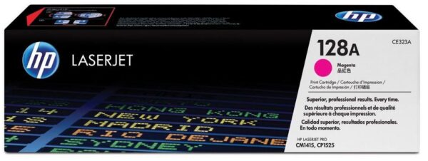 HP 128A Magenta Original LaserJet Toner CartridgeHP CLJ CP1525/CM1415 Magenta Crtg