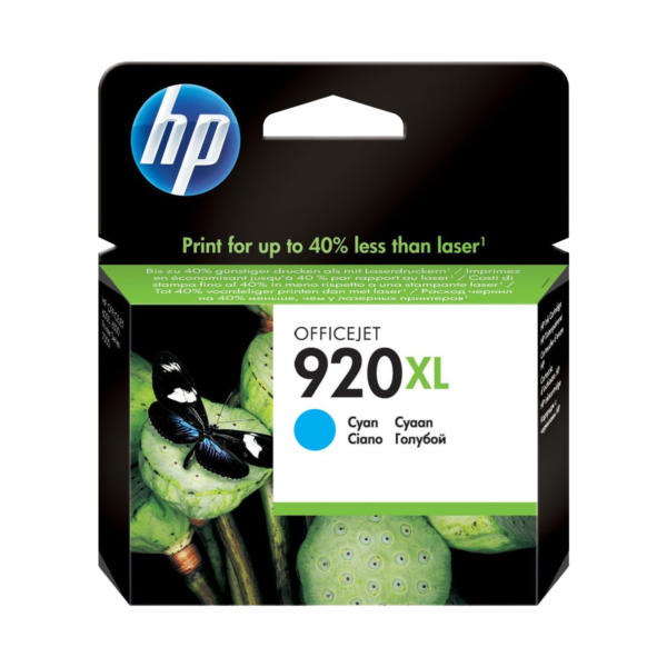 HP 920XL High Yield Cyan Original Ink CartridgeHP Officejet 6000/6005/6500/7000/7500/920