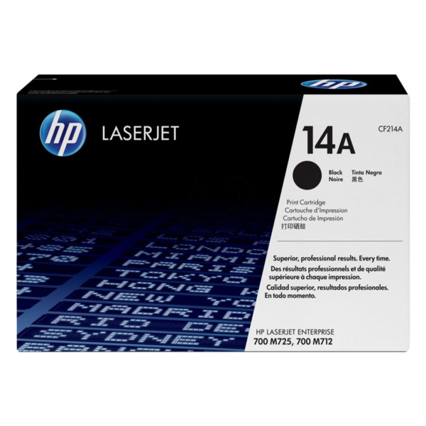 HP 14A Black Original LaserJet Toner Cartridge HP LJ 700 MFP/M712 Balck Crtg