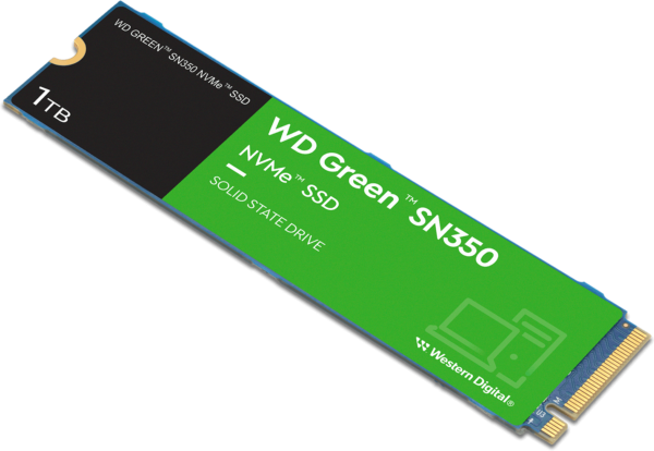 Disque dur interne SSD WD Green SN350 M.2 2280 PCI 3D NAND NVMe 1 To (WDS100T3G0C-00AZL0) – Image 2