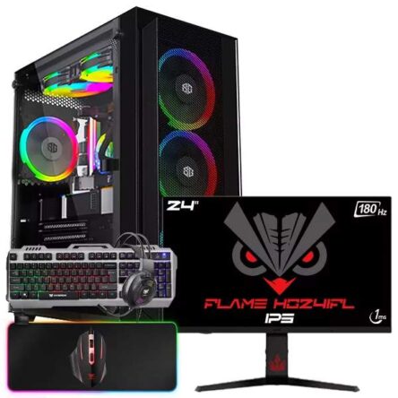 SETUP GAMER R5 5500-RX 5700XT + HG24IFL + HPG100