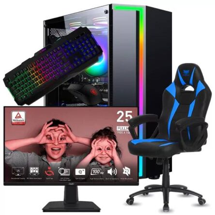 SETUP GAMER R5 PRO 5655G-VEGA 7/8Go + MP251 + GK100 + GM100 + FIGHTER