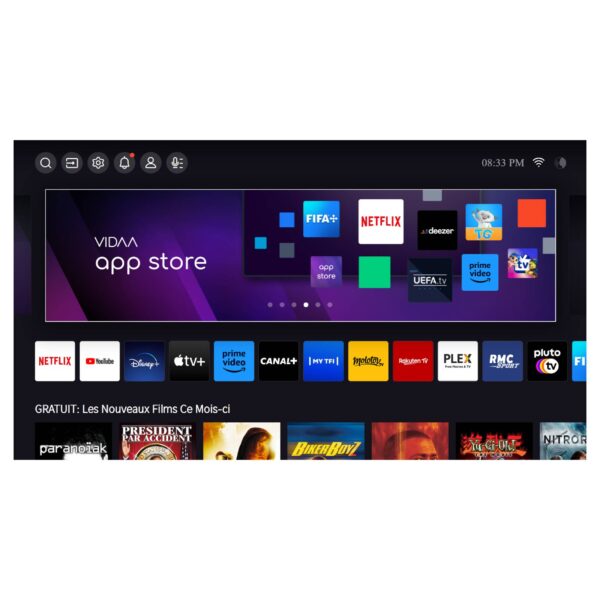 Téléviseur Hisense 58" Smart UHD 4K 58A6N + Récepteur intégré – Image 4