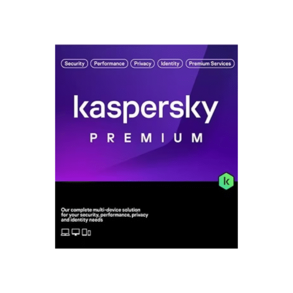 Kaspersky Premium (équivalent à Total Security) - 3 Postes / 1 an