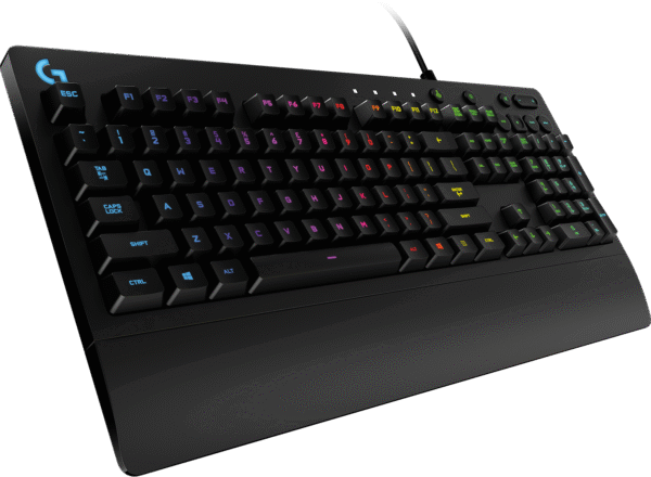 Clavier gaming G213 Prodigy de Logitech avec éclairage RVB et anti-ghosting Noir Français (Azerty)