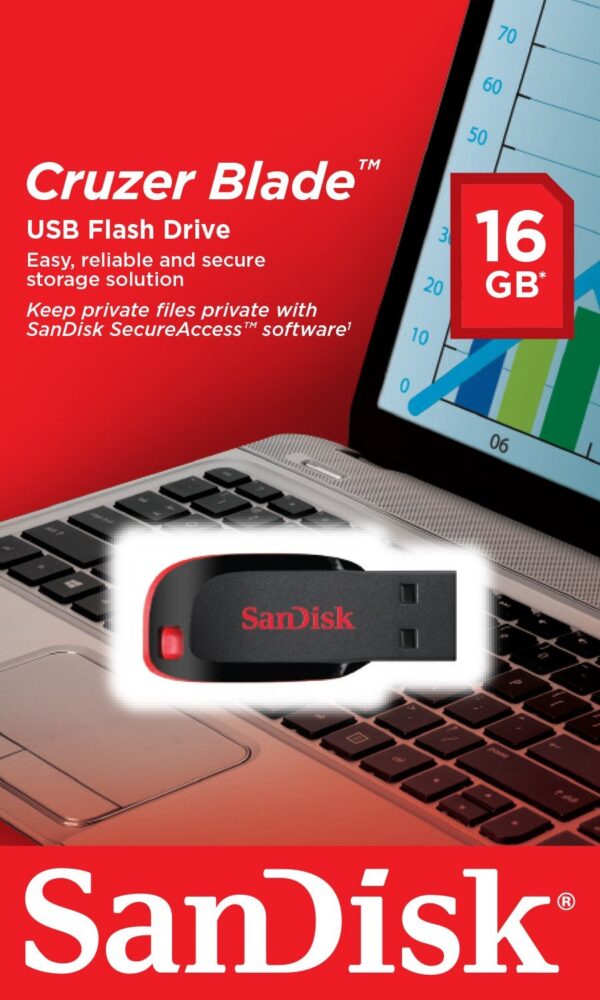 Clé USB SanDisk USB 2.0 - 16 Go – Image 2